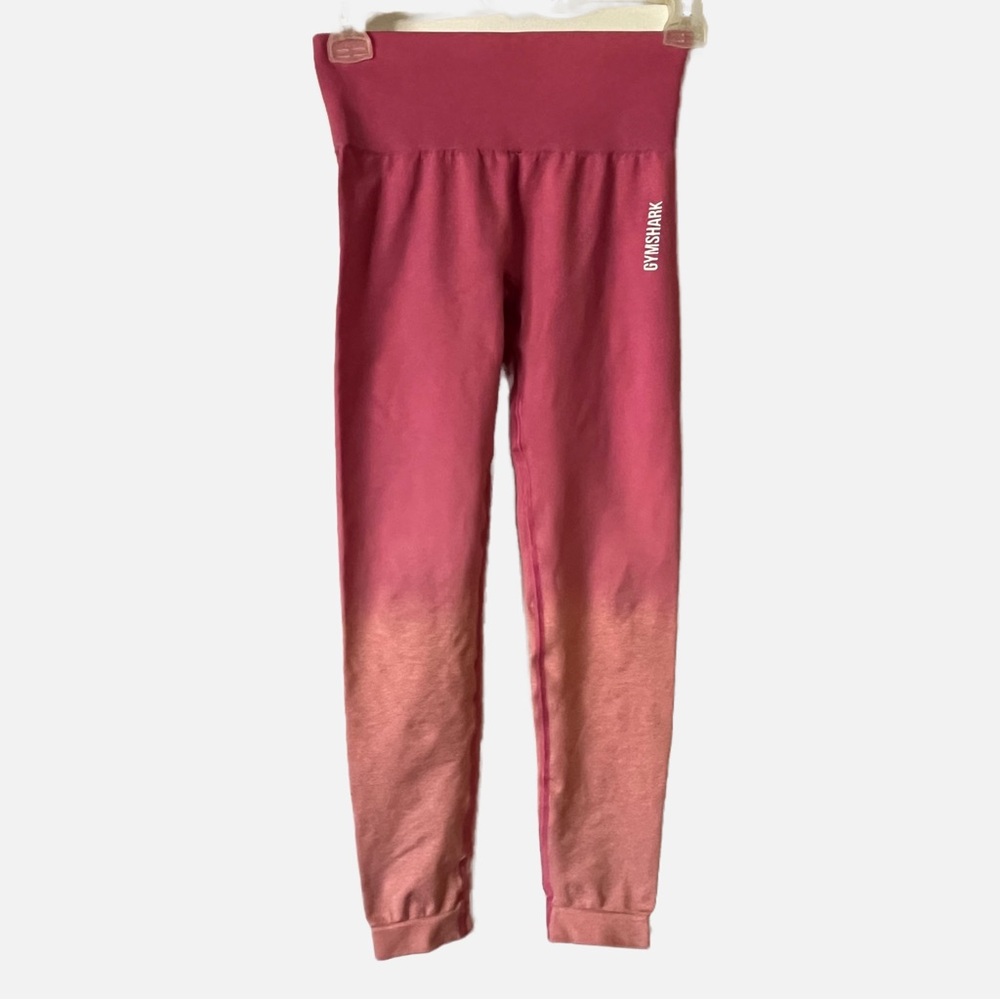 Gymshark Adapt Pink Ombré Seamless Full Length Leggings - Pink - Size Small